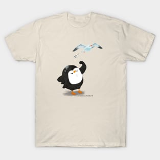 Grumpy penguin 4 T-Shirt